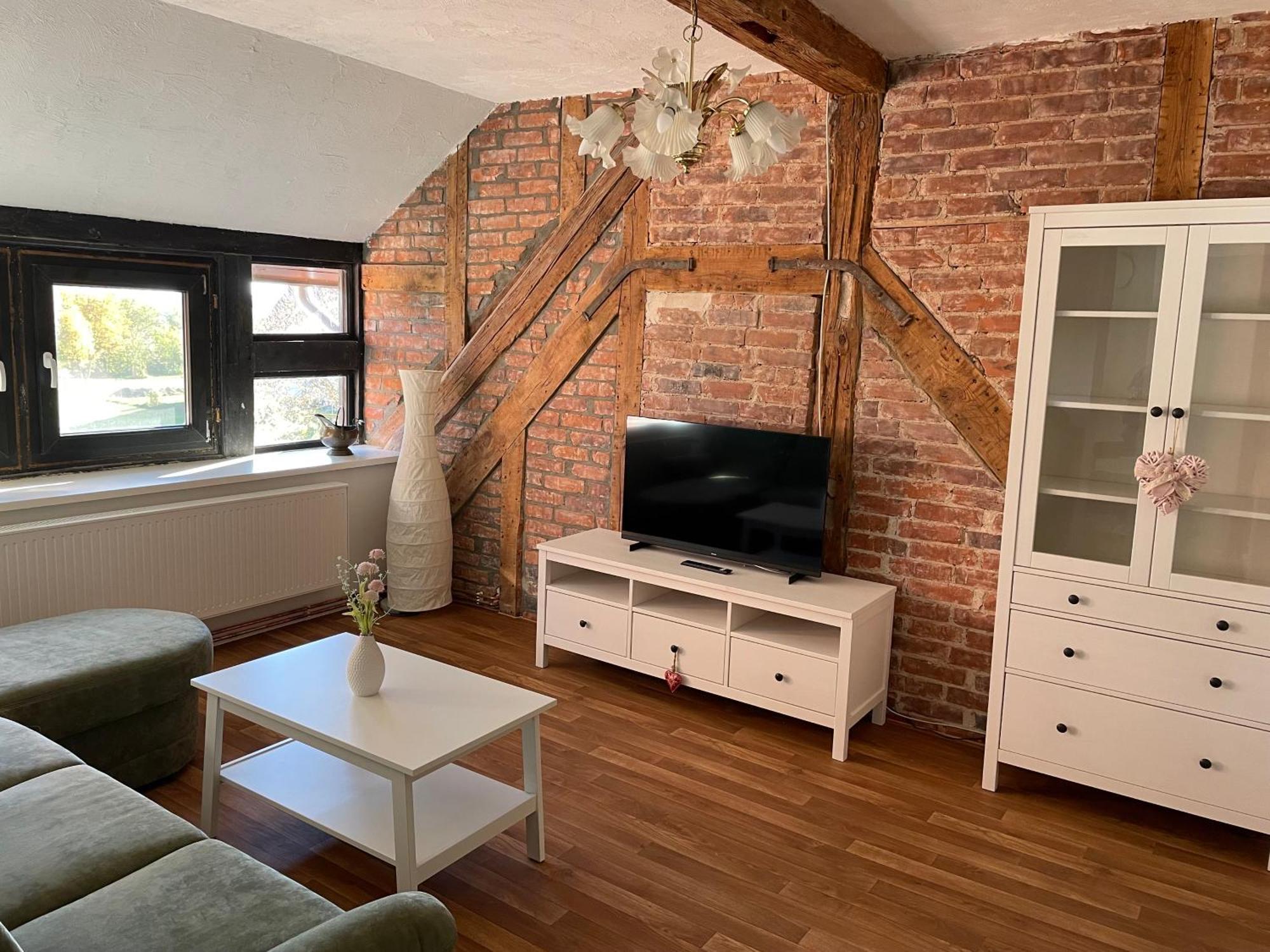 Ferienwohnung Im Gutshaus Mollenbeck Bagian luar foto